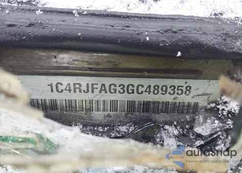 2016 Jeep Grand Cherokee 75Th Anniversary from USA, damaged, VIN 1C4RJFAG3GC489358